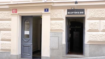 Entrée de l’hébergement