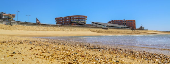 On the beach