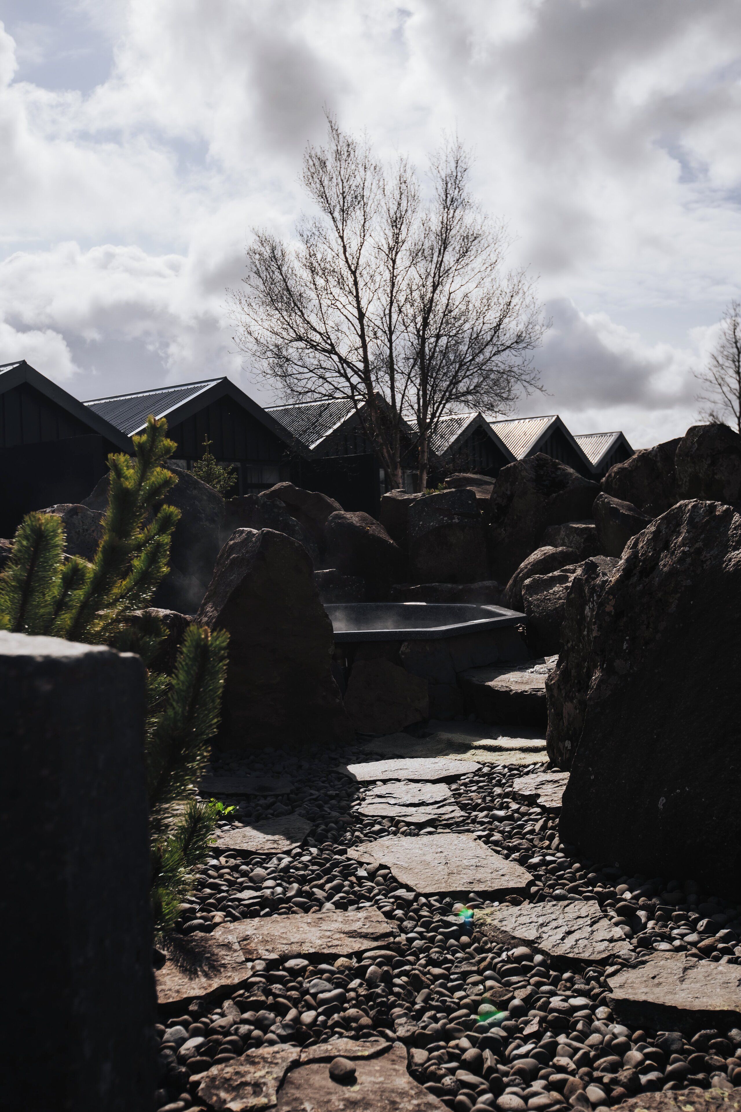 superior double or twin room with hot tub access | exterior detail