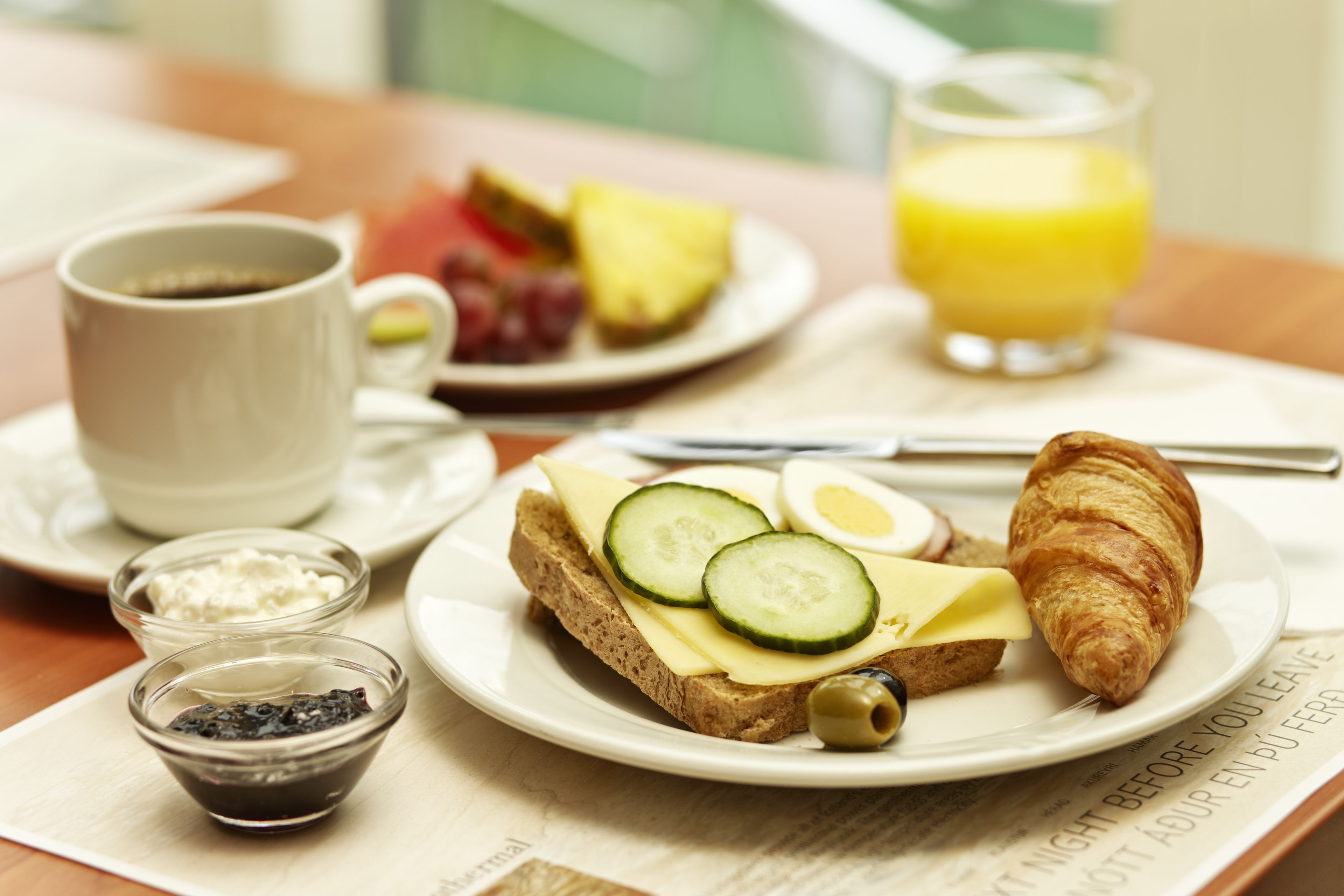 daily buffet breakfast (isk 4050 per person)