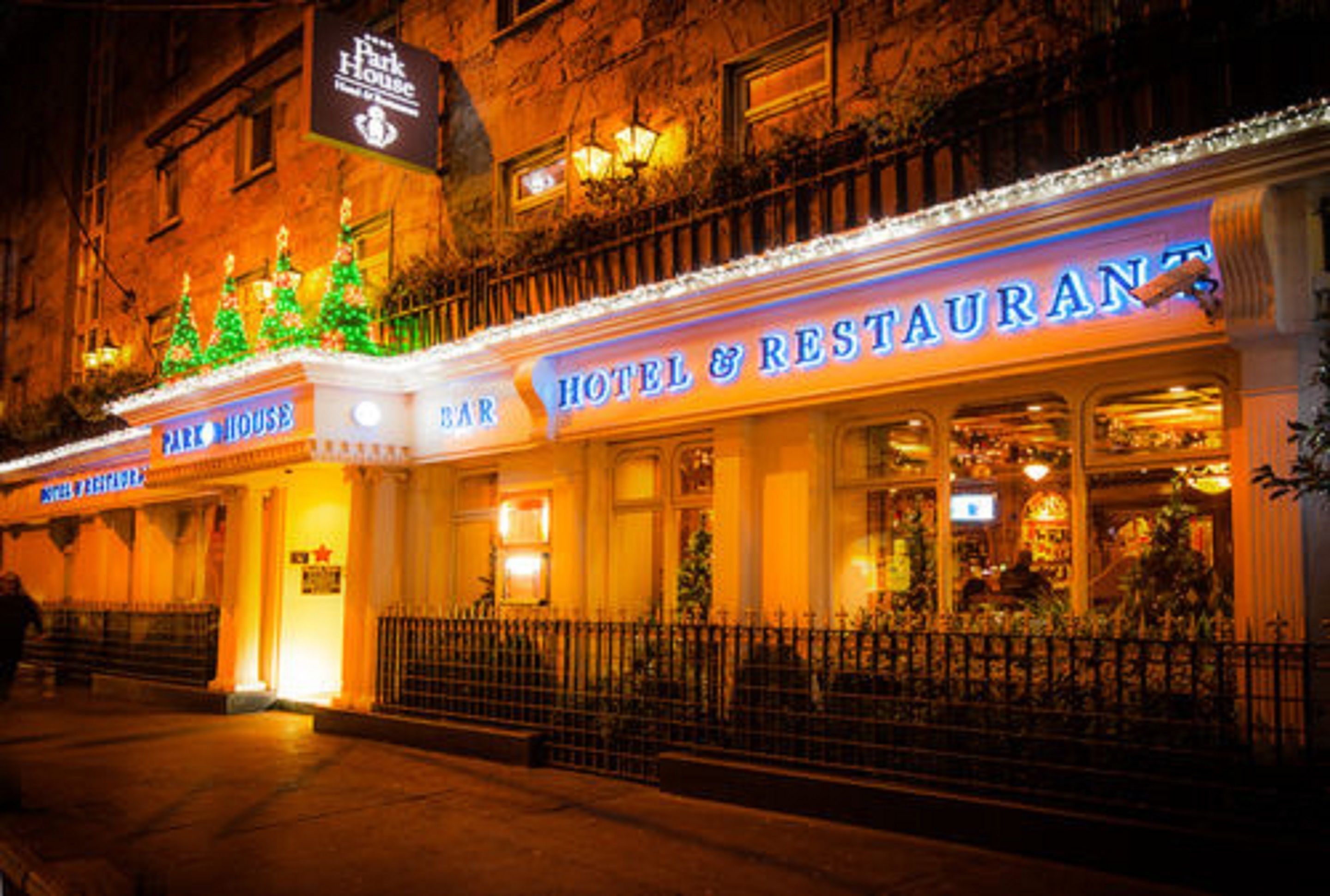 front of property – evening/night