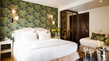 Chambre Double Premium ou lits jumeaux | Literie de qualité supérieure, couette en duvet d'oie, surmatelas