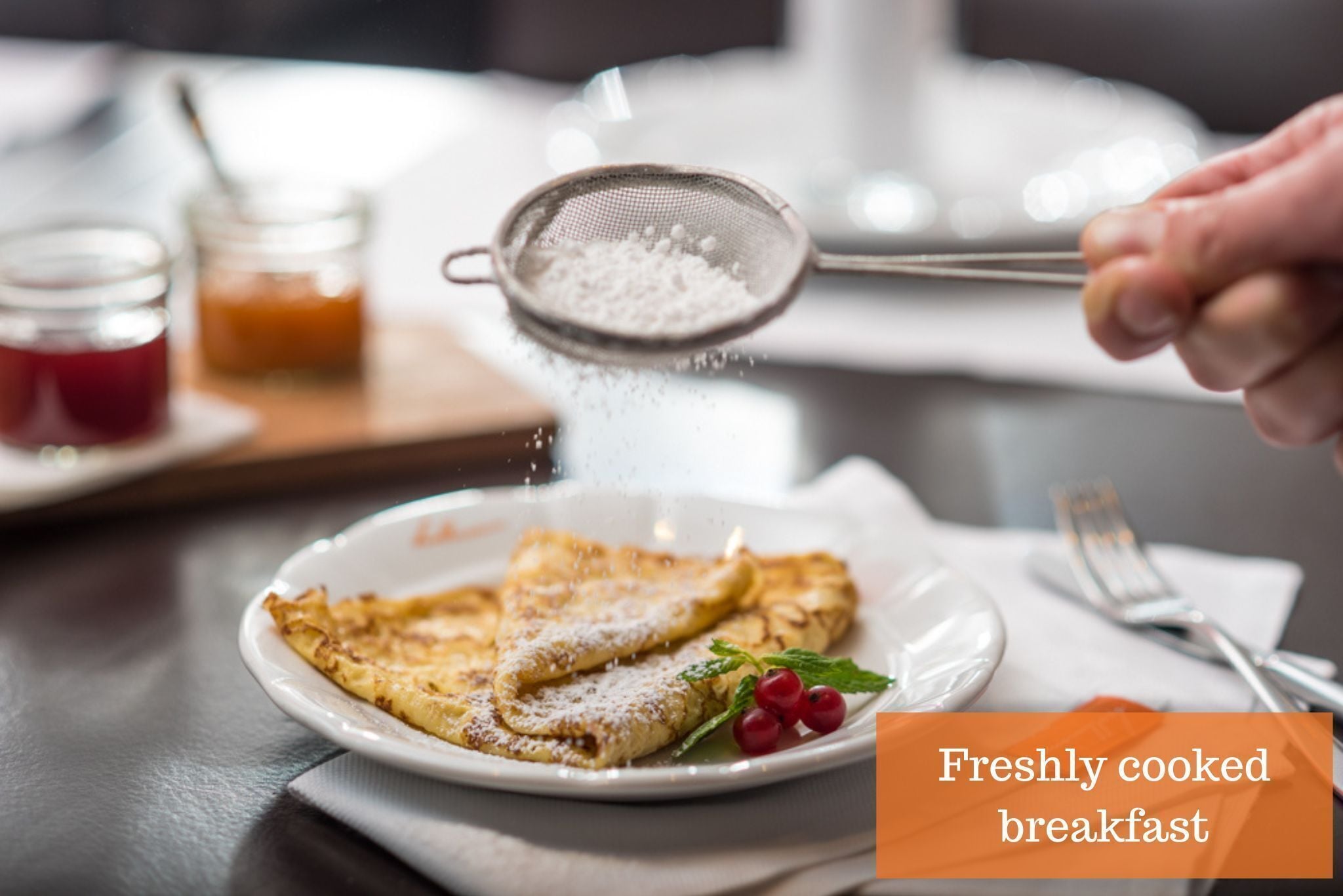 daily continental breakfast (eur 35 per person)