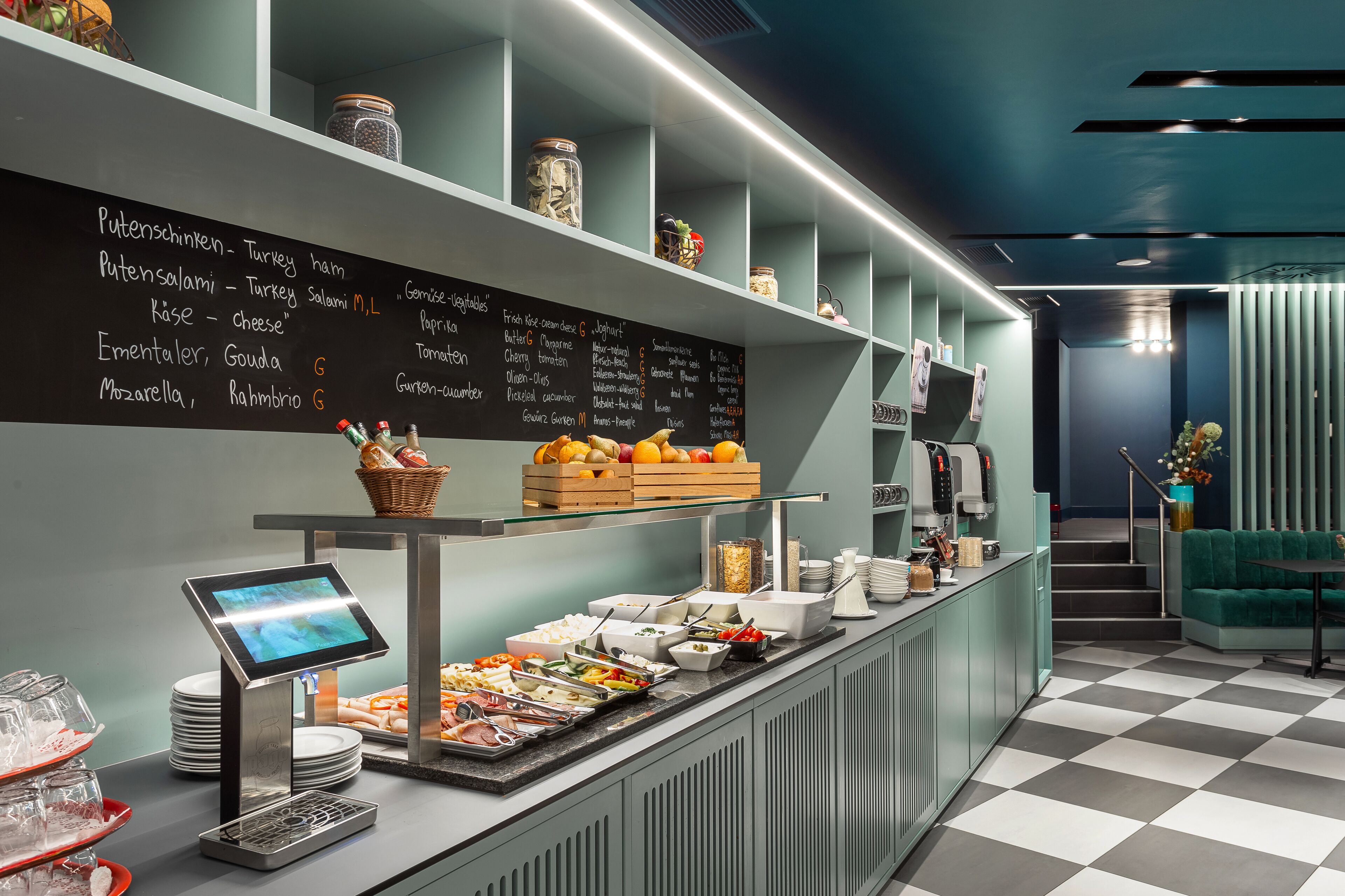 daily buffet breakfast (eur 18 per person)