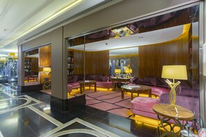 Sitteområde i lobbyen