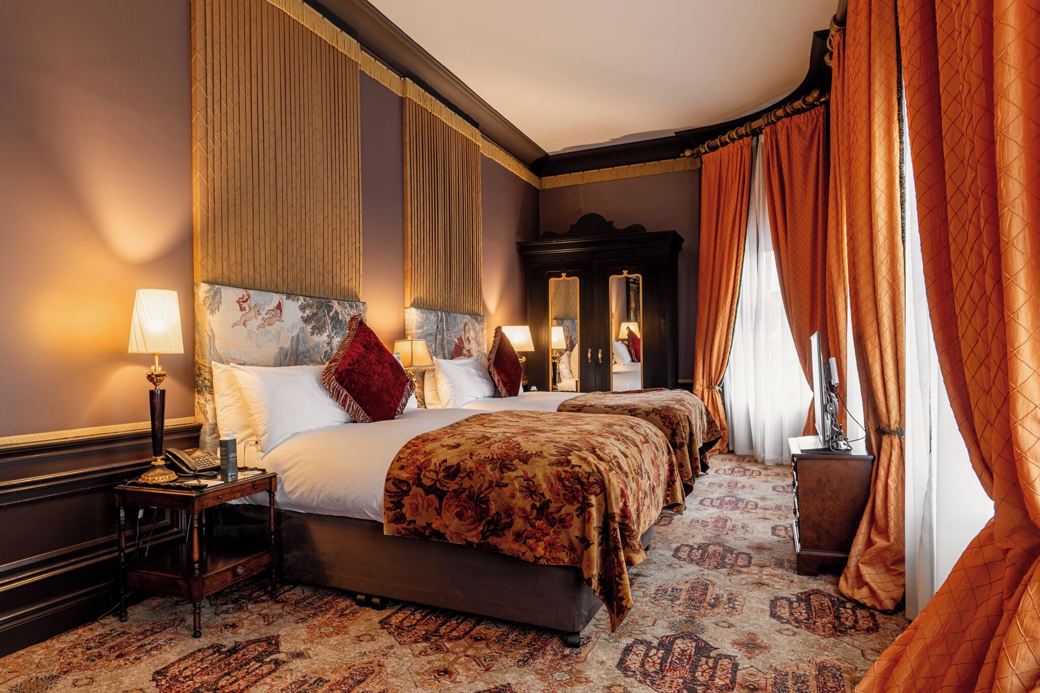 Dobbelt- eller tomannsrom – deluxe | Sengetøy i egyptisk bomull, sengetøy av topp kvalitet og dundyner