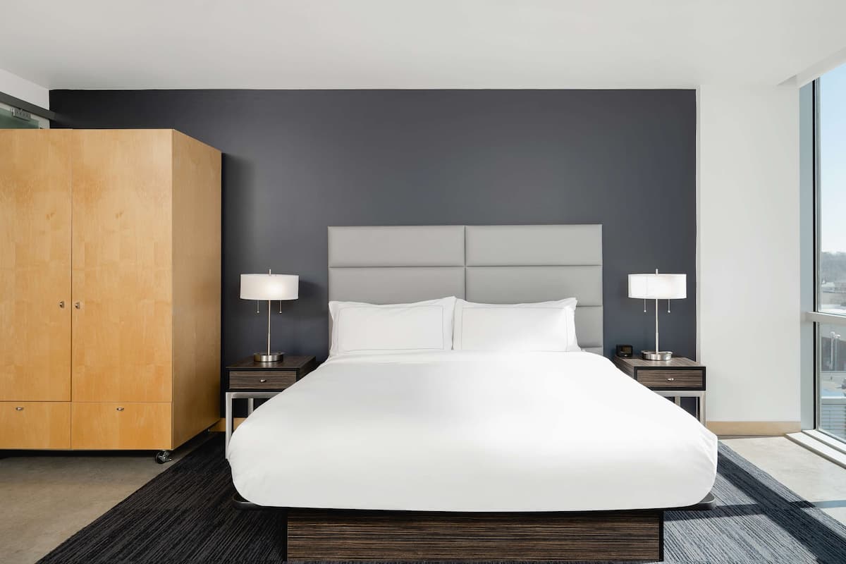 Premium bedding, pillowtop beds, in-room safe, desk