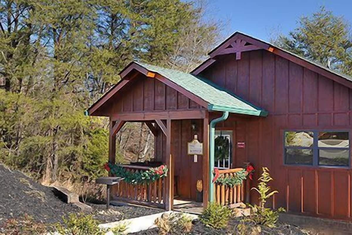 Honeymoon huisje, 1 slaapkamer, hot tub (Sleeps up to 4) | Exterieur