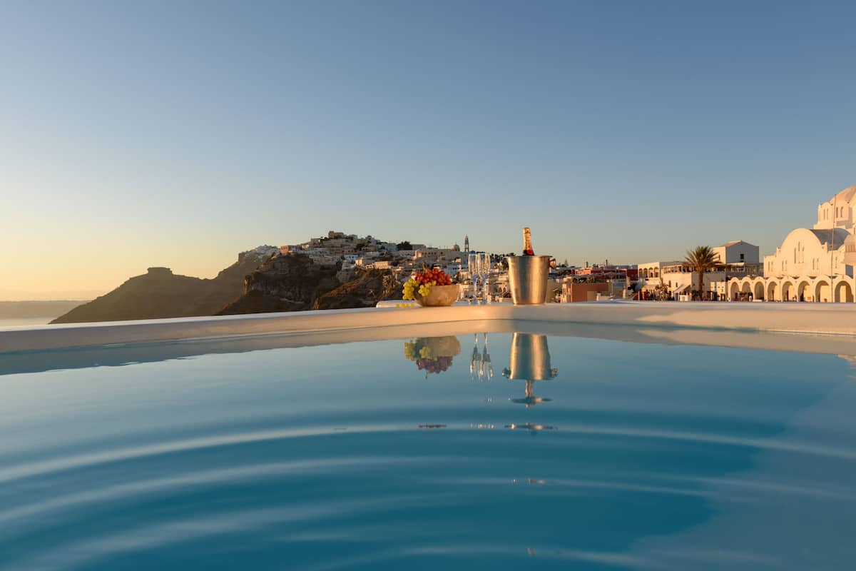 Villa (La Vida Breve) Outdoor Hot Tub Panoramic Caldera View