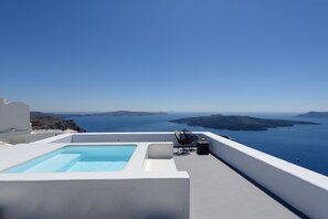 Villa (La Vida Breve) Outdoor Hot Tub Panoramic Caldera View | Sengetøy av topp kvalitet, minibar, safe på rommet og blendingsgardiner