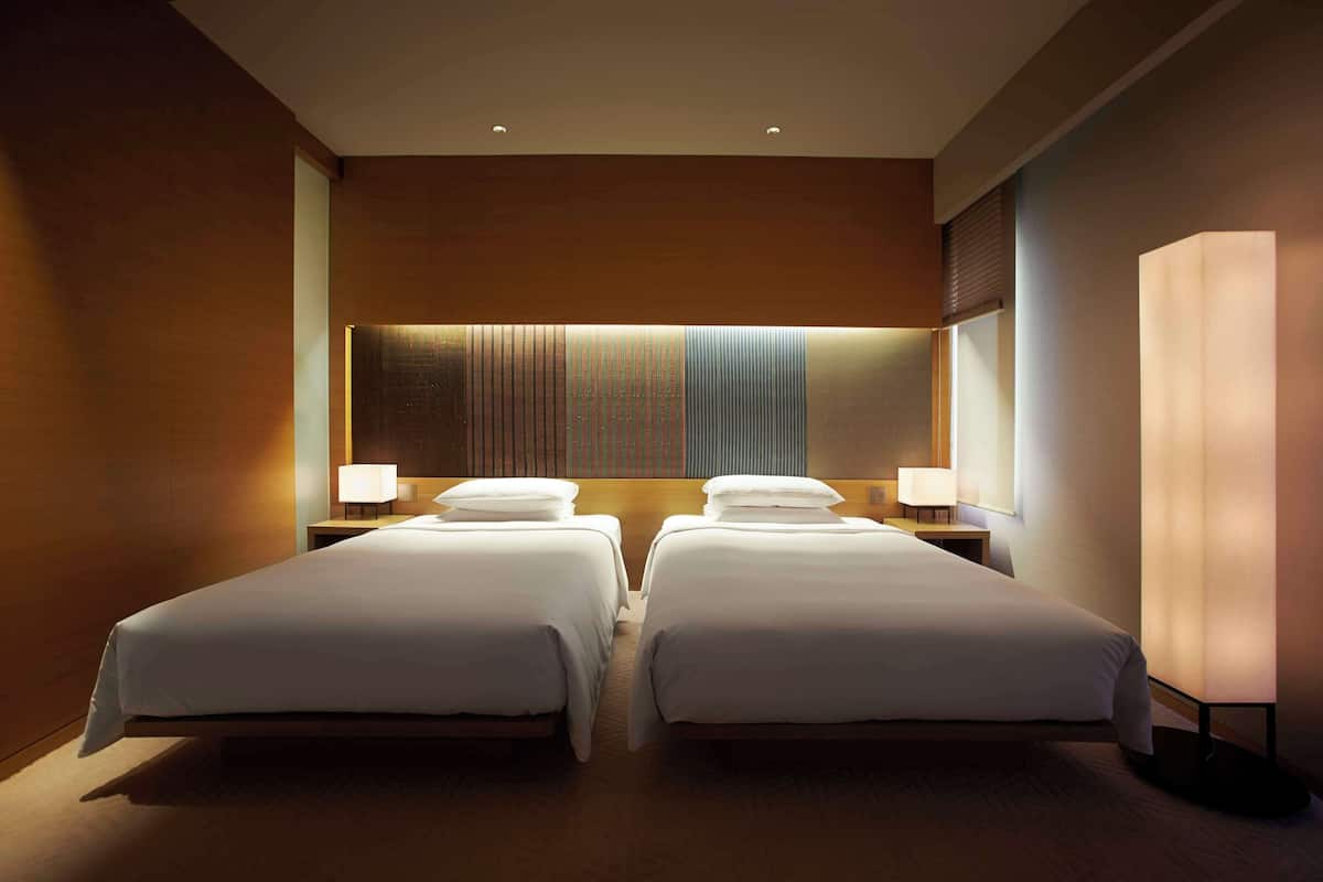 Room, 2 Single Beds | Minibar, in-room safe, desk, blackout curtains