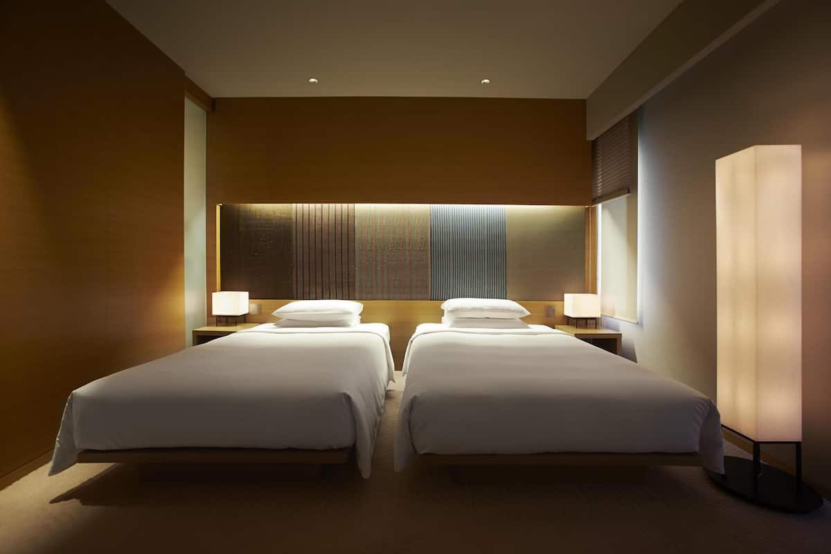 Room, 2 Single Beds | Minibar, in-room safe, desk, blackout curtains