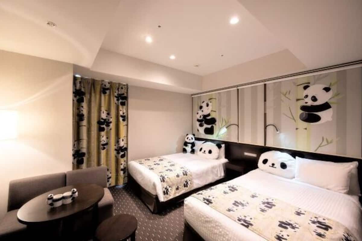 Down duvets, blackout curtains, free WiFi, bed sheets