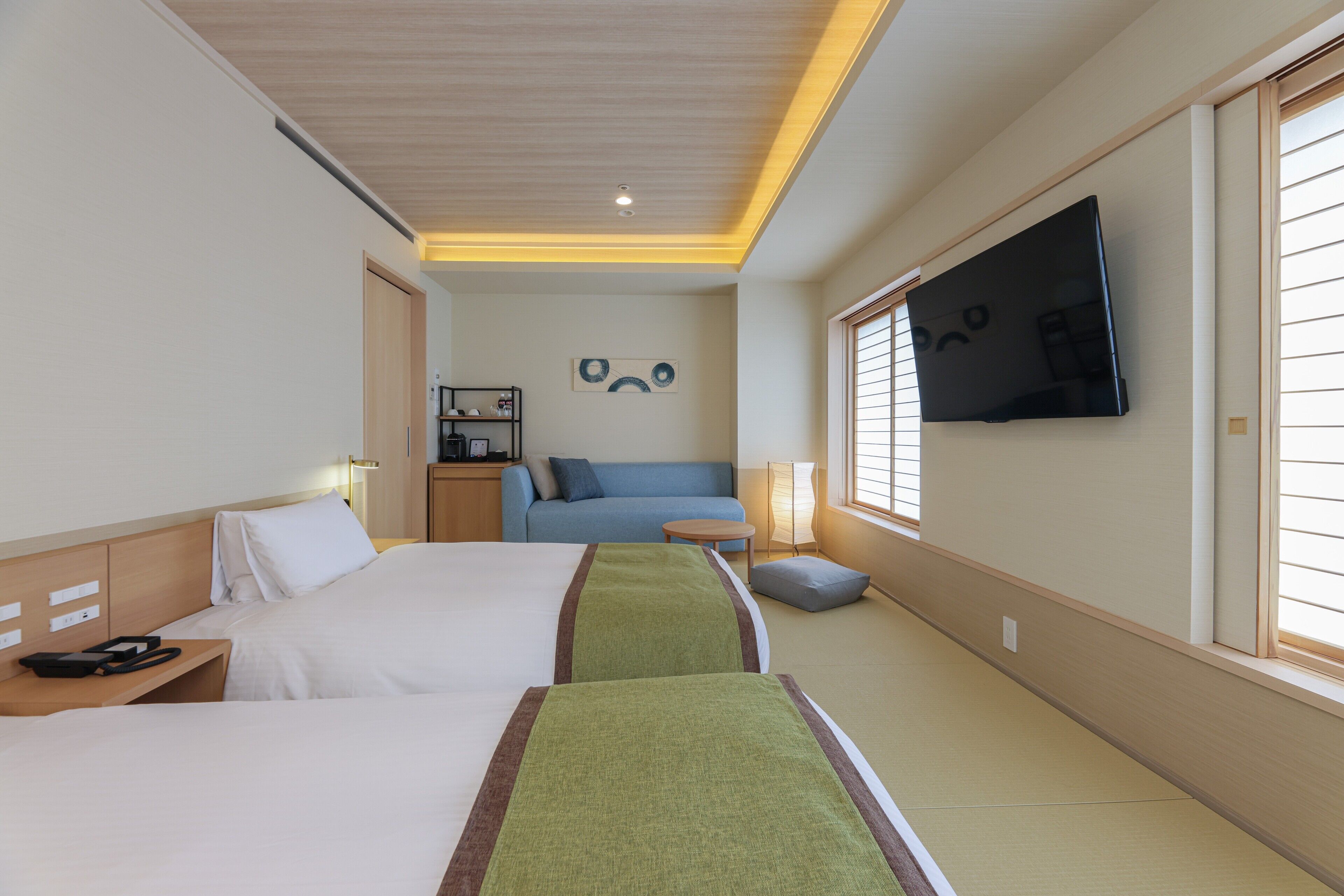 Aqua Japanese Luxury Room, Non Smoking, Ocean View | Premium bedding, desk, laptop workspace, blackout drapes