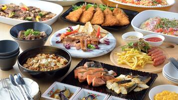 Dagelijks ontbijtbuffet (JPY 3080 per persoon)