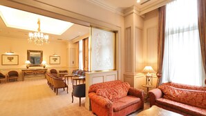 Sitteområde i lobbyen