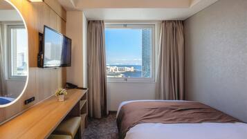 Night View, Superior Double Room, Non Smoking | Premium bedding, down comforters, desk, blackout drapes