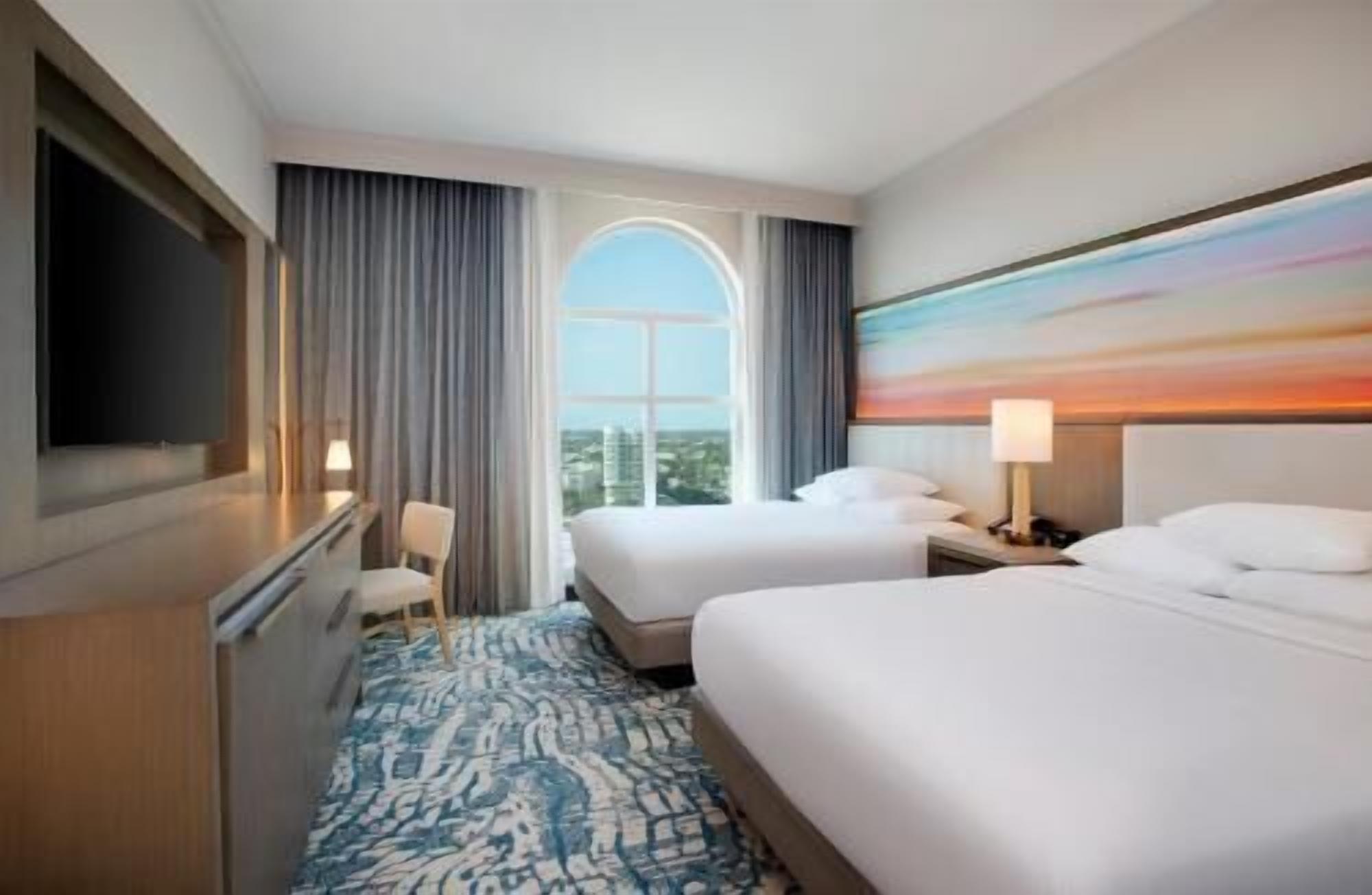 Hypo-allergenic bedding, down comforters, pillowtop beds, in-room safe