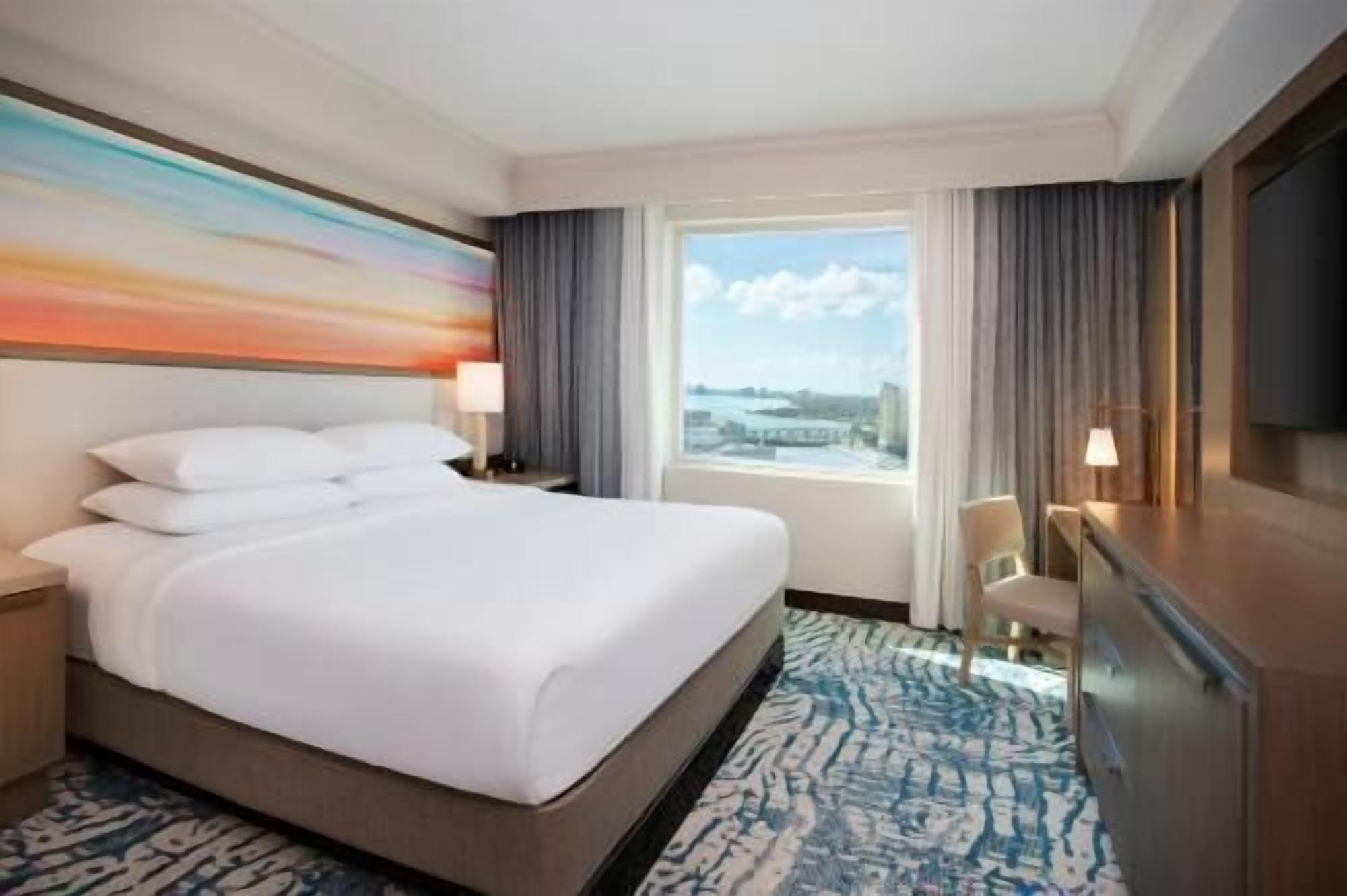 Hypo-allergenic bedding, down comforters, pillowtop beds, in-room safe