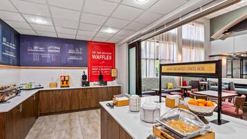 Free daily buffet breakfast