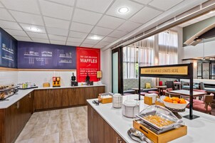 Free daily buffet breakfast