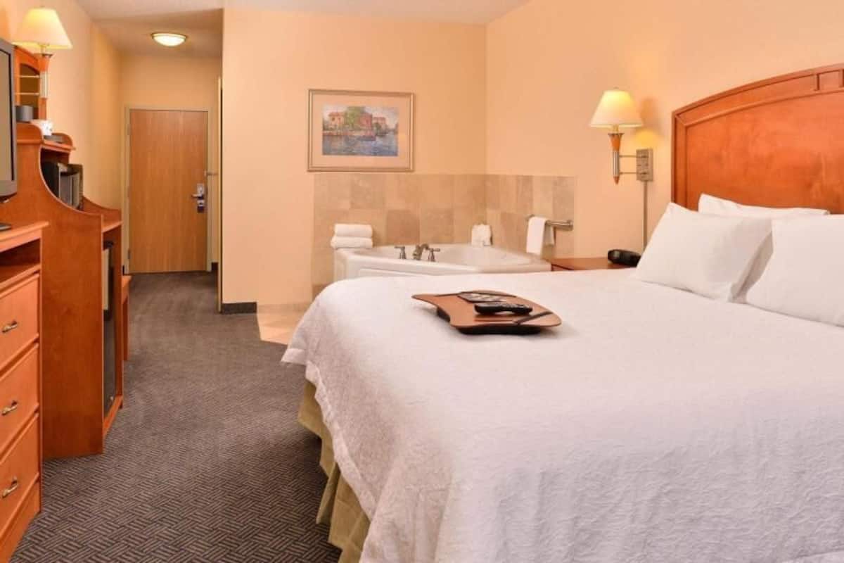Premium bedding, pillow-top beds, blackout curtains, iron/ironing board