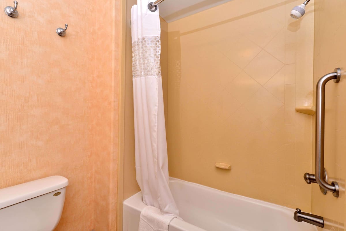 one king bed, non-smoking, accessible | bathroom | free toiletries, hair dryer, towels