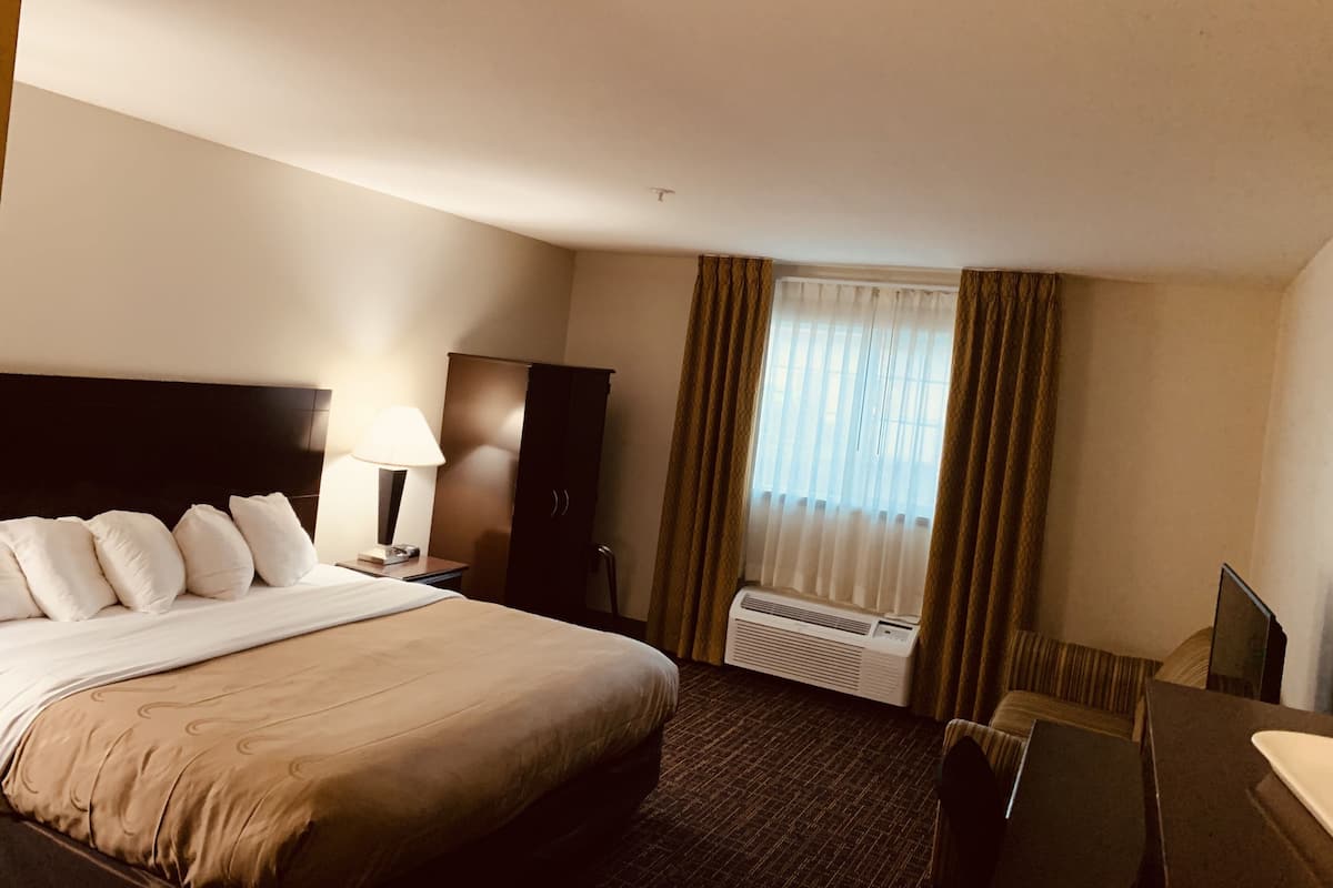 Room, 1 King Bed, Accessible, Non Smoking | In-room safe, individually decorated, individually furnished, desk