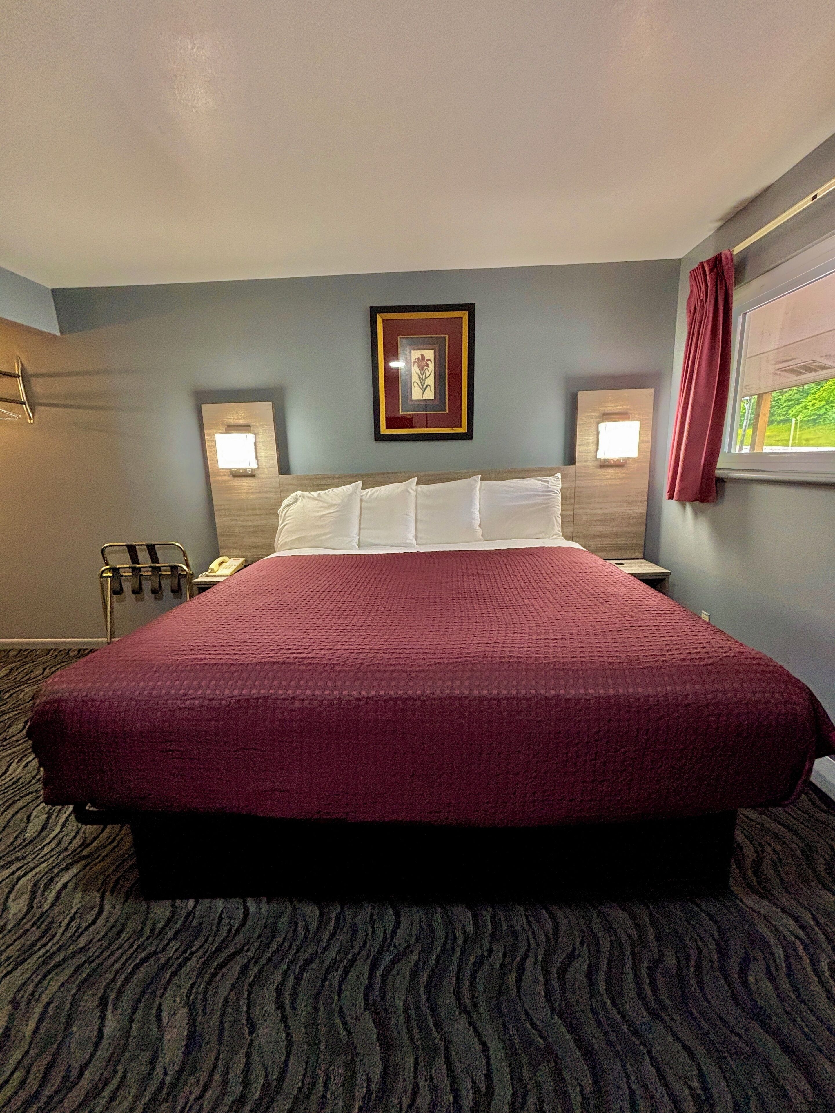 Phòng, 1 giường cỡ king, không hút thuốc | Truy cập Internet không dây miễn phí, bộ trải giường, đồng hồ báo thức 