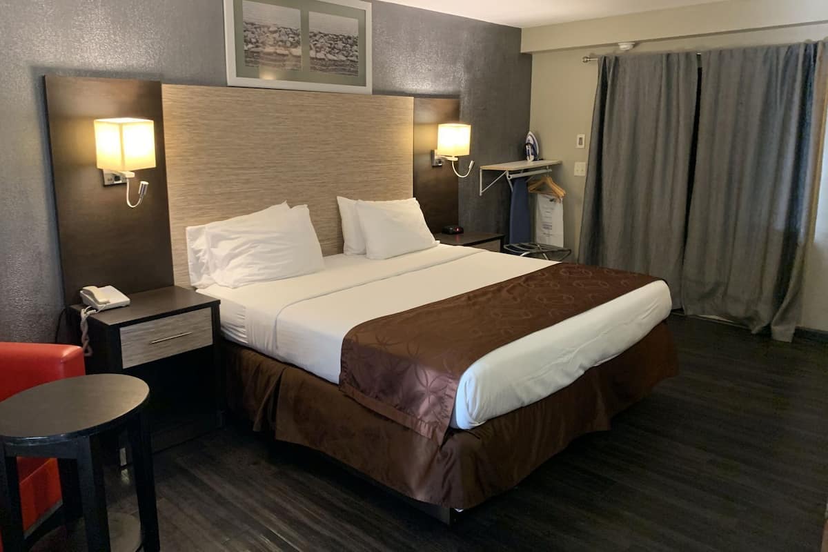 1 bedroom, Egyptian cotton sheets, premium bedding, down duvets