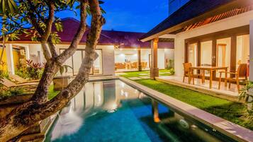 Four Bedroom Private Pool Villa | Garden view