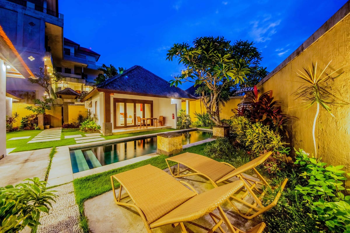 Four Bedroom Private Pool Villa | Garden view