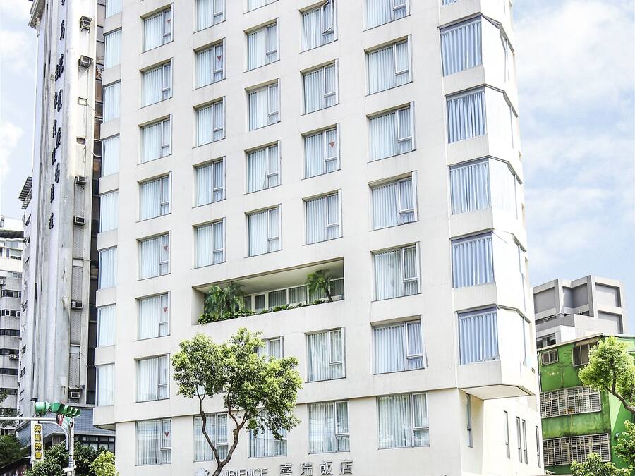 Fassade der Unterkunft