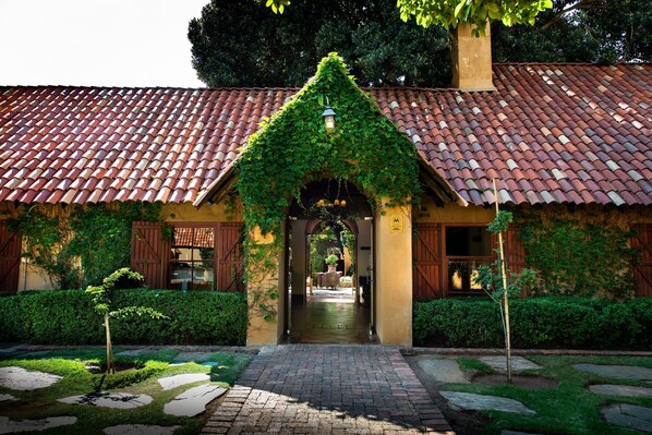 Entrada de la propiedad