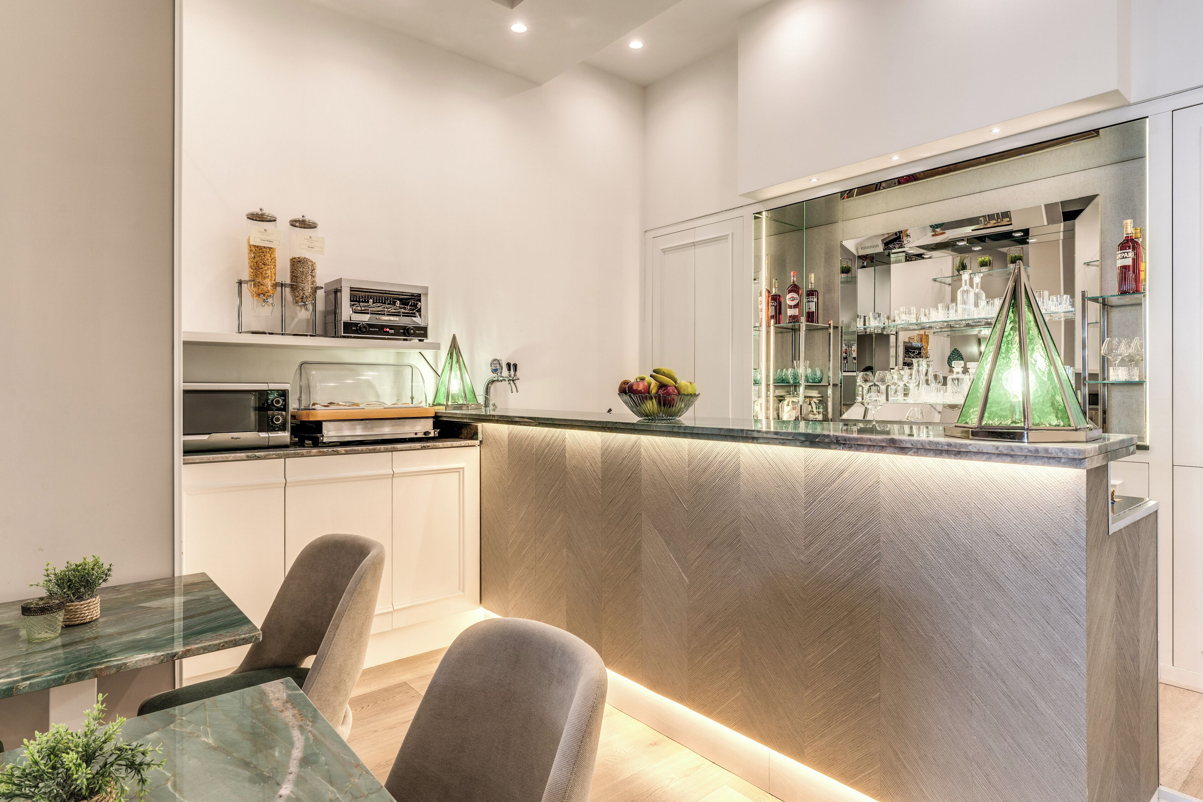 daily buffet breakfast (eur 10 per person)