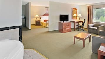 Deluxe Room, 1 King Bed, Non Smoking | Iron/ironing board, cribs/infant beds, free WiFi, bed sheets