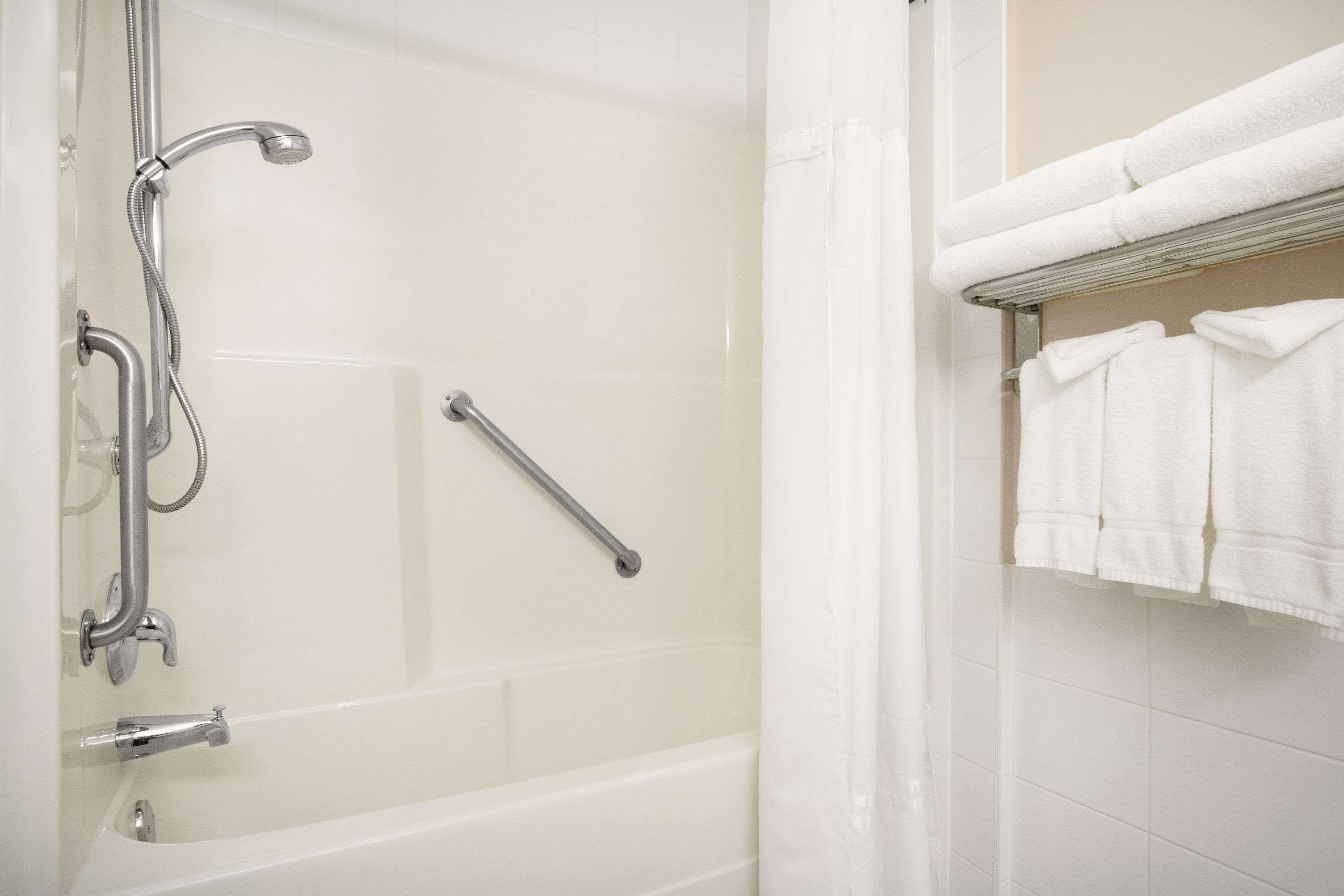 room, 1 king bed, accessible, non smoking | bathroom | free toiletries, hair dryer, towels