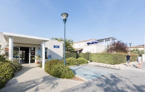 Voorkant van accommodatie