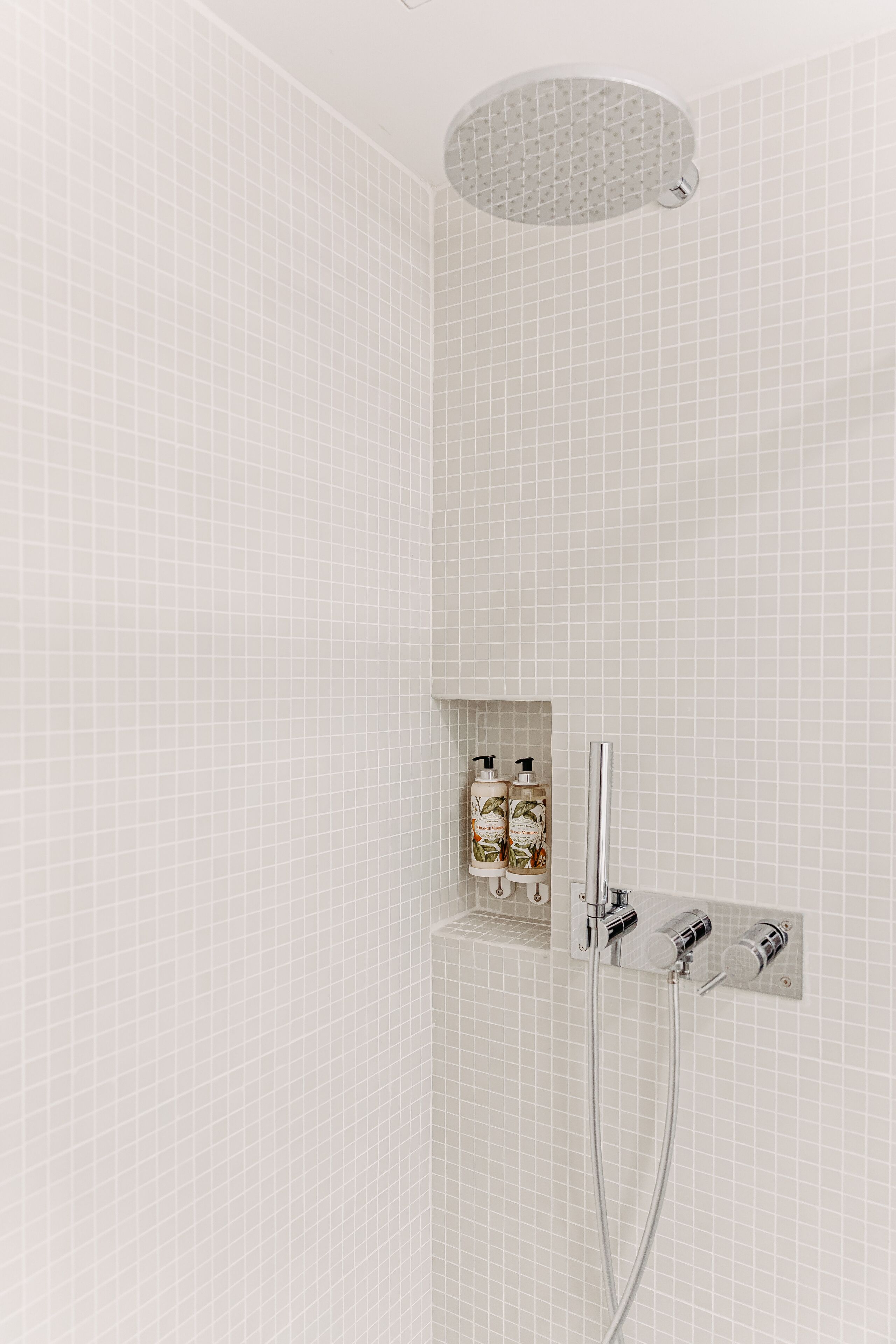 double room | bathroom | shower, rainfall showerhead, eco-friendly toiletries, hair dryer