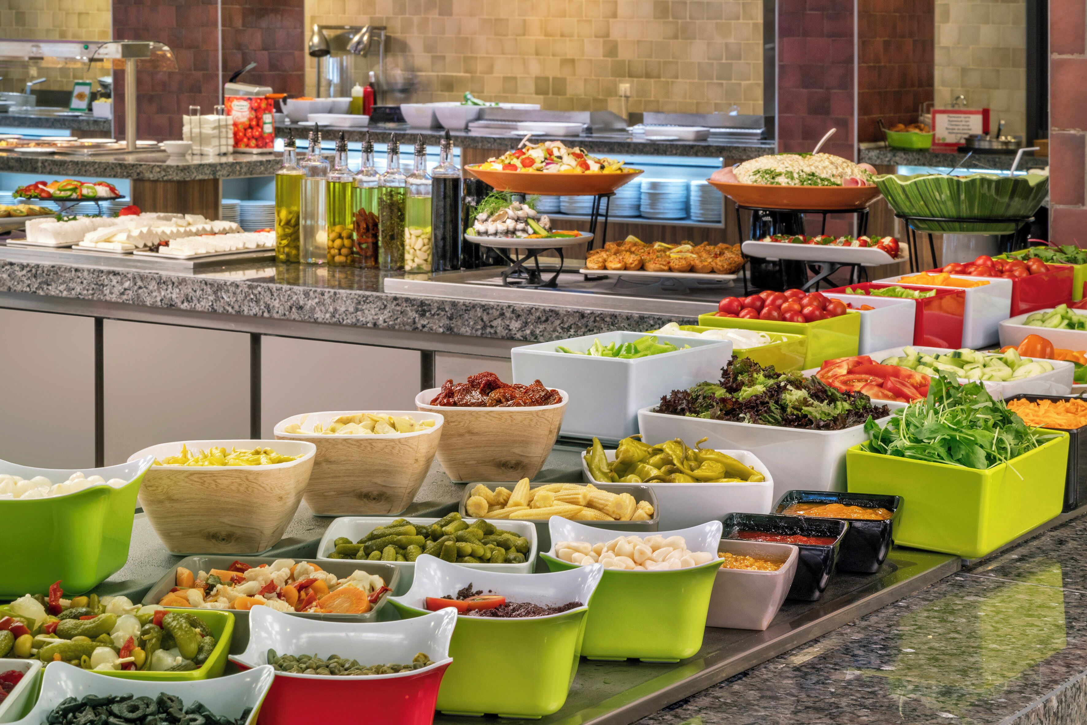 Frühstück, Mittagessen und Abendessen