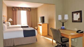 Suite estudio, 2 camas matrimoniales | Ropa de cama de alta calidad y camas con pillow-top