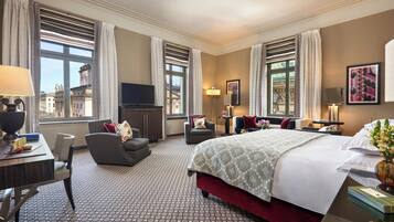 Suite Deluxe, 1 habitación | Ropa de cama hipoalergénica y minibar