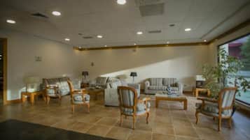 Sala de estar en el lobby