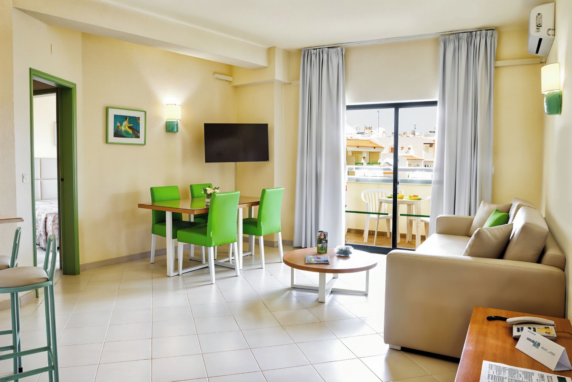 Apartment, 2 Bedrooms | Living area | LED TV