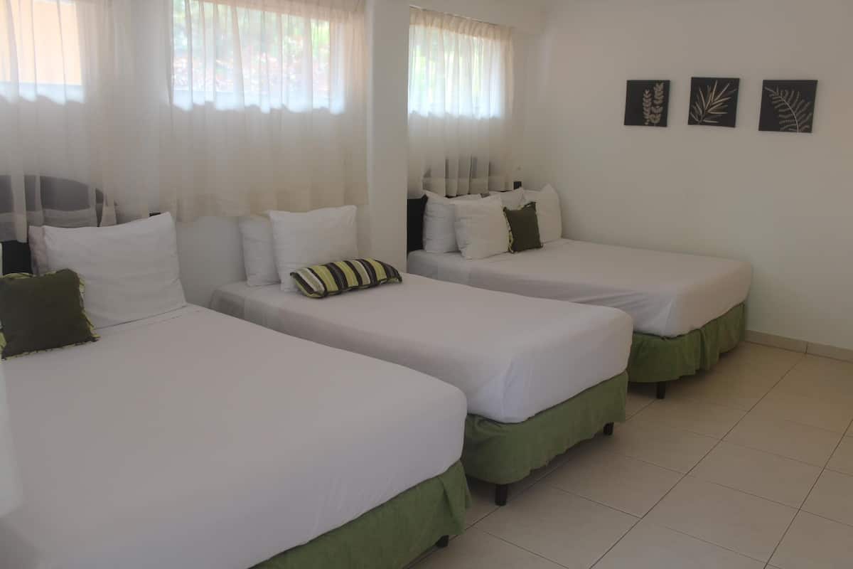 Premium bedding, in-room safe, individually decorated