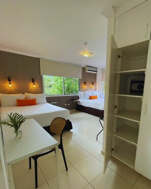 Double Room, 2 Double Beds | Premium bedding, in-room safe, individually decorated