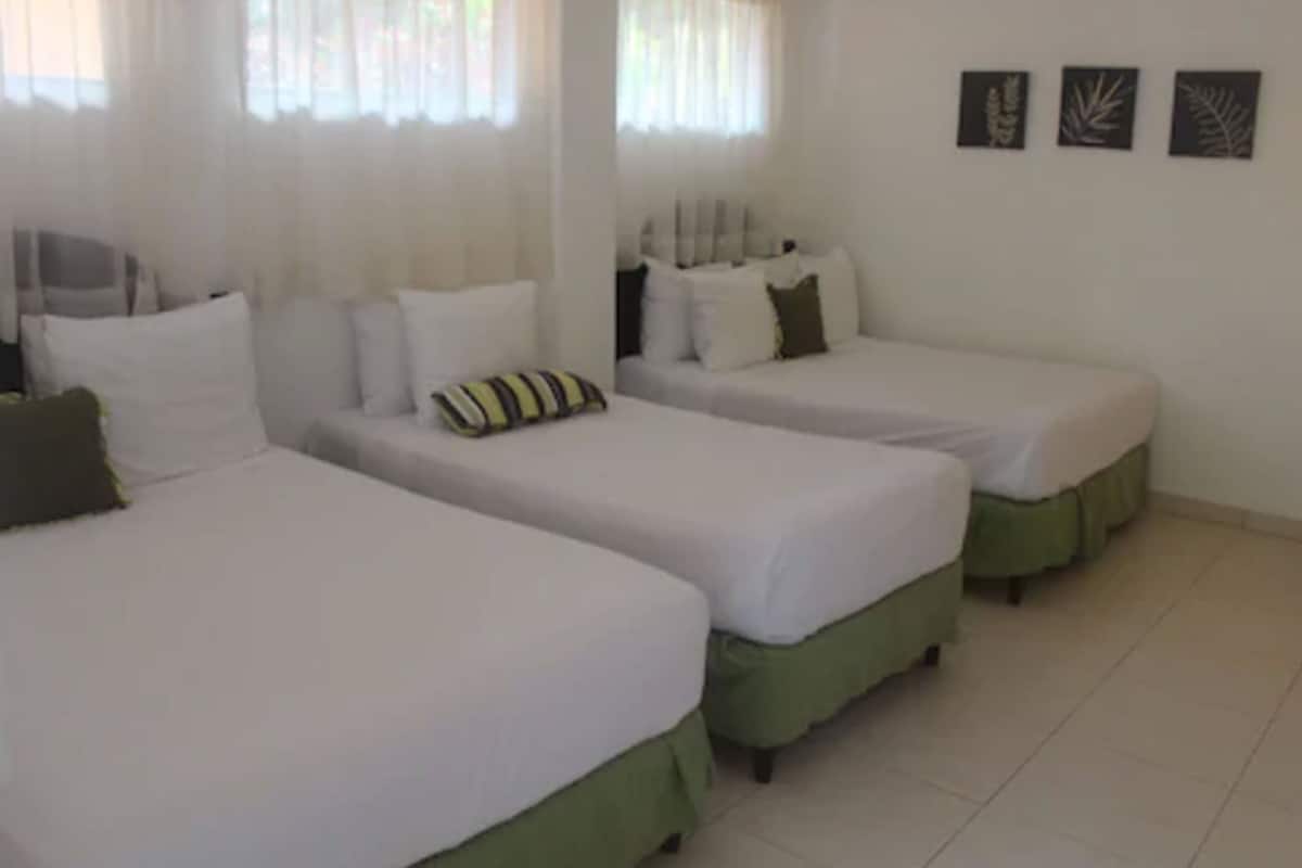 Triple Room | Premium bedding, in-room safe, laptop workspace, blackout drapes