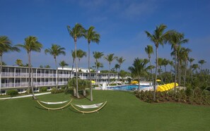 Outdoor pool, open 7:00 AM to 8:00 PM, pool umbrellas, sun loungers