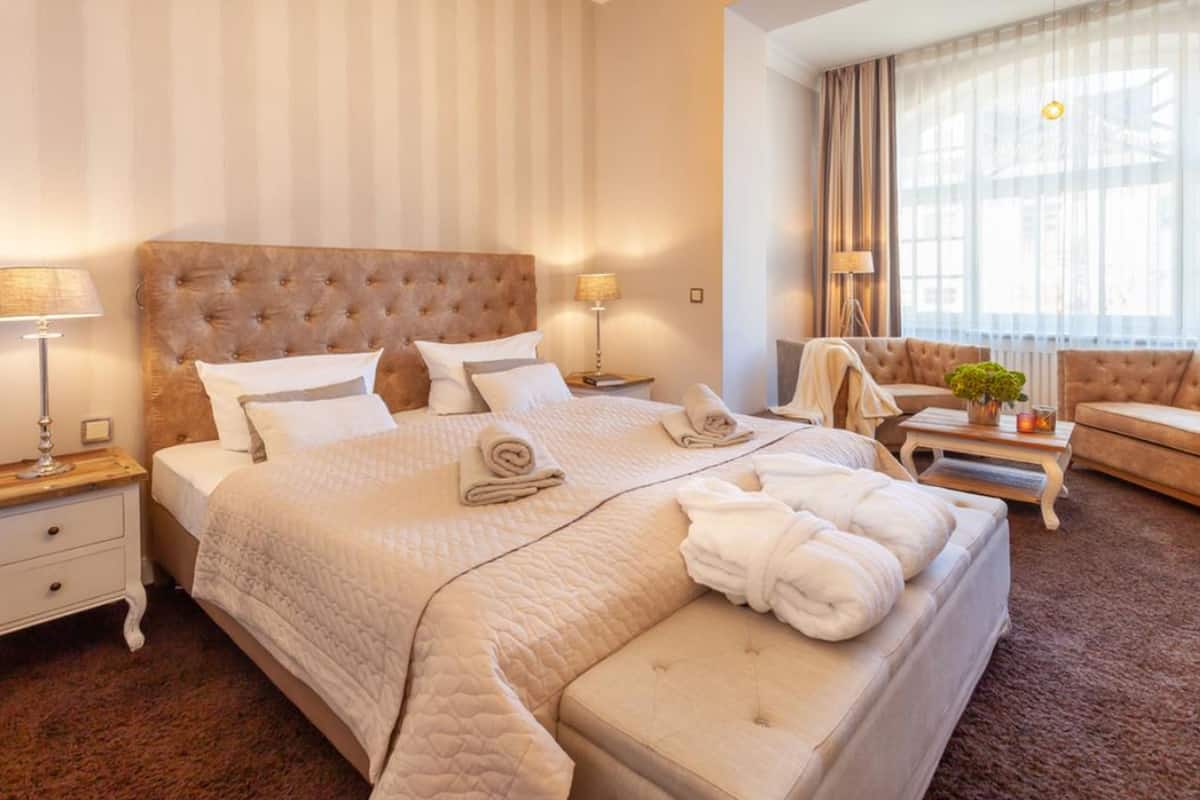 Deluxe Double Room | 1 bedroom, hypo-allergenic bedding, minibar, in-room safe