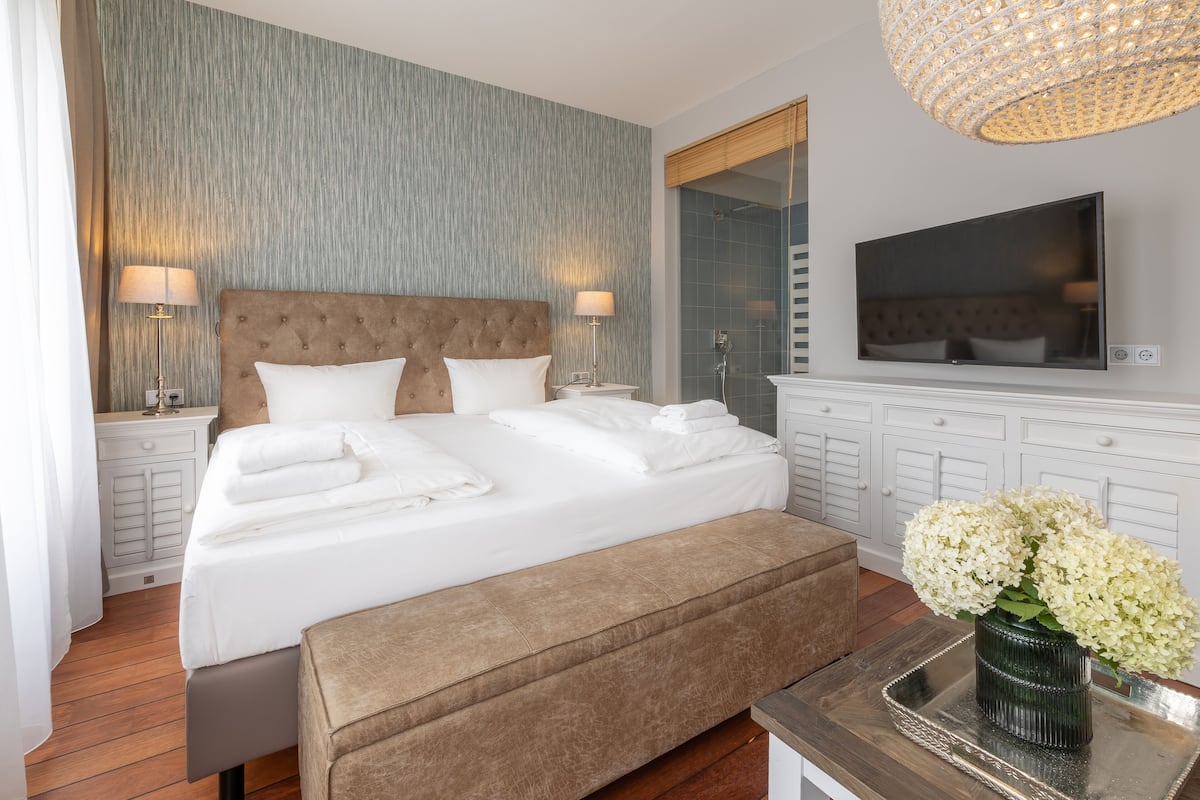 Wellness Double Room with private sauna | 1 bedroom, hypo-allergenic bedding, minibar, in-room safe